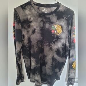 Hollister Tiger and Rose print long sleeve Shirt